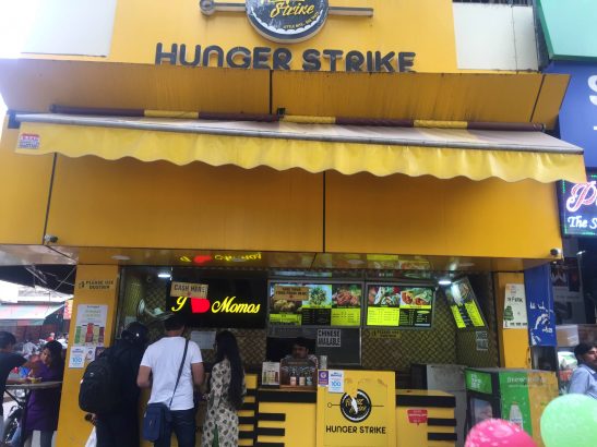 Hunger Strike Momos in Delhi